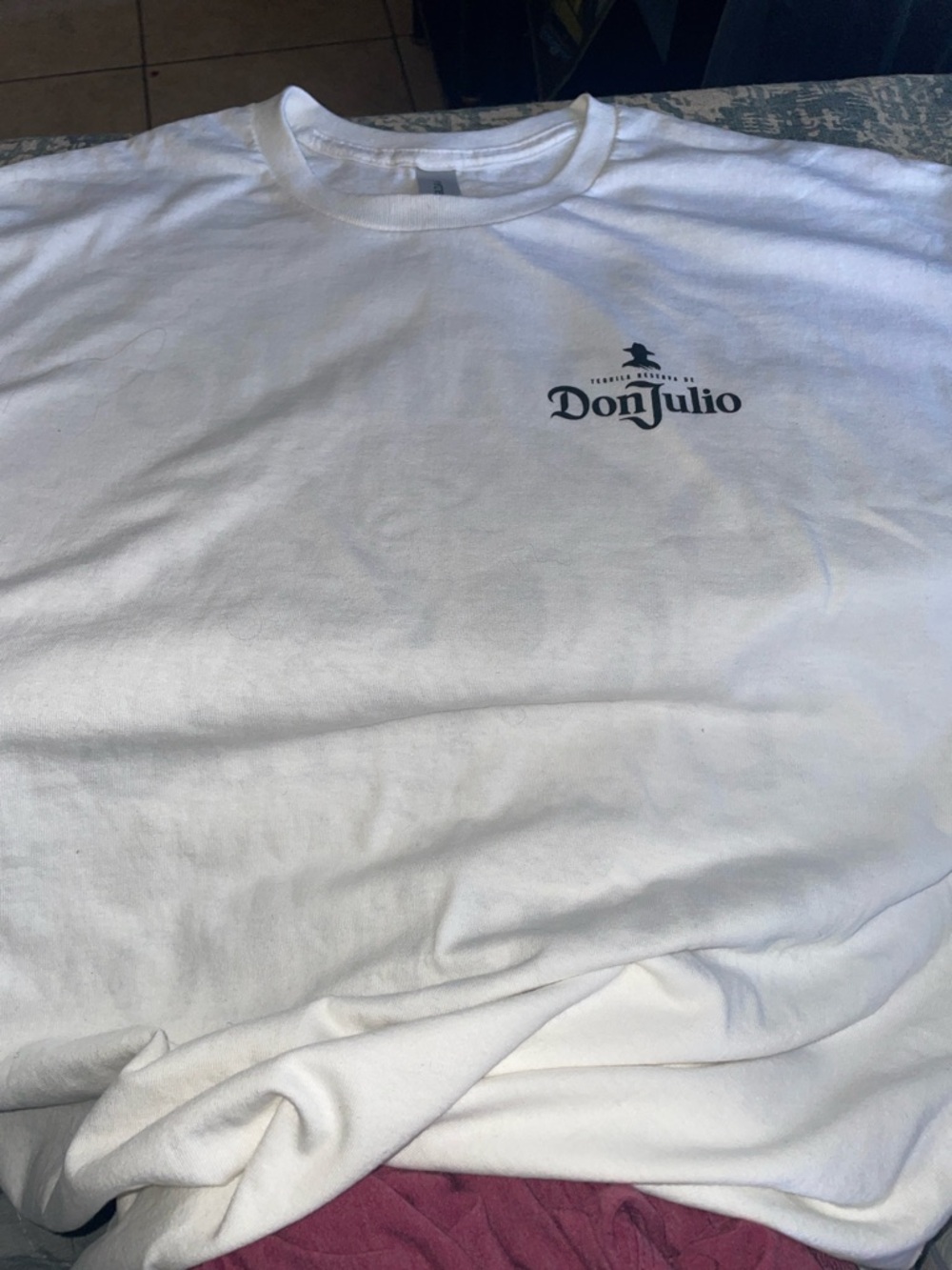 White Logo Crewneck Tee - Men